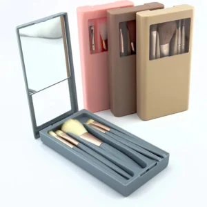 ست براش آرایشی ۵ تکه باکس دار مسافرتی