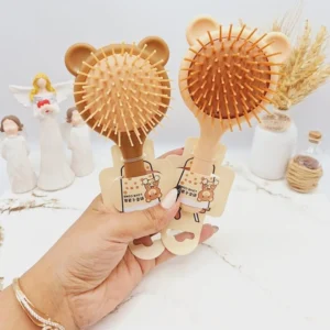 برس و شانه موخرسی آینه دار رنگ نود