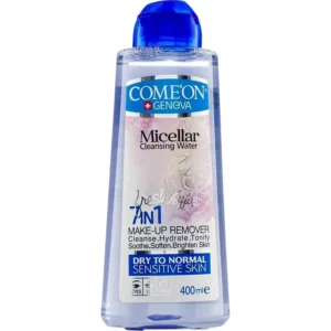 میسلار واتر پاک کننده آرایش کامان مناسب پوست چرب و دارای جوش حجم 400 میلی لیتر