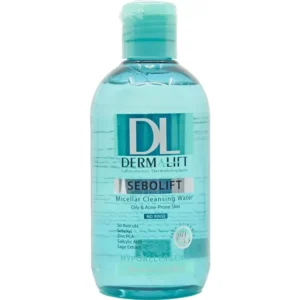 محلول میسلار واتر درمالیفت سبولیفت مناسب پوست چرب حجم ۲۵۰ میلی لیتر