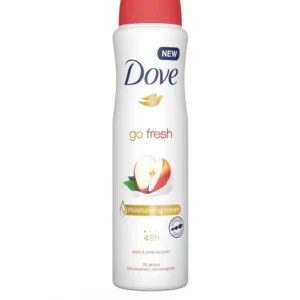اسپری ضد تعریق زنانه داو مدل Go Fresh رایحه سیب و چای سفید حجم ۲۵۰ میلی لیتر