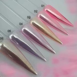 لاک ژل شاینی کرومی مدل Mermaid Gel