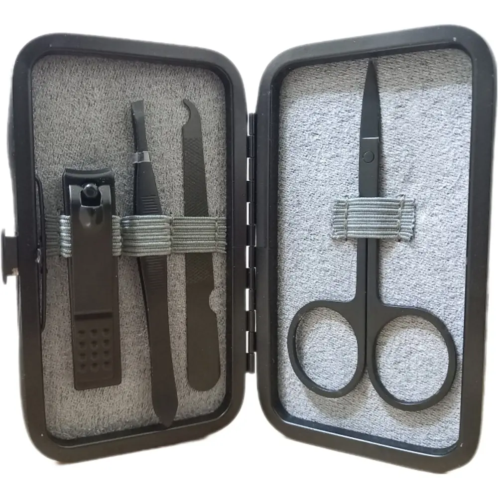 ست مانیکور ۴ تکه مشکی