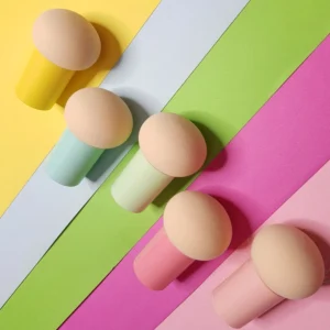 پد آرایشی قارچی دسته دار ۶ عددی