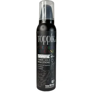 اسپری موس مو رنگی مدل 07 (بژ دودی) تاپیک حجم 125 میل