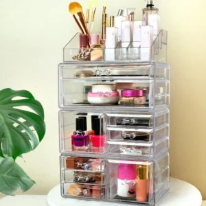 استند لوازم آرایشی ۱۰ کشو لاکچری