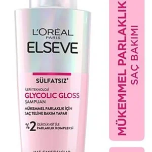 شامپو براق کننده زنانه السیو مدل GLYCOLIC GLOSS حجم ۲۰۰ میلی لیتر بدون سولفات