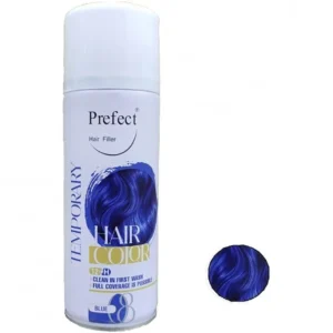 اسپری رنگ مو موقت پرفکت شماره 08 رنگ اکوا حجم 150 میل