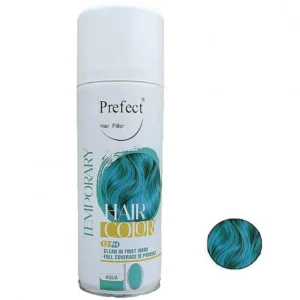 اسپری رنگ مو موقت پرفکت شماره ۱۰ رنگ اکوا حجم ۱۵۰ میل