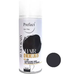 اسپری رنگ مو موقت مشکی پرفکت