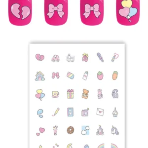 استیکر ناخن طرح یونیکورن