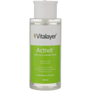 میسلار واتر ویتالیر اکتی ویت مخصوص پوست چرب حجم ۲۵۰ میلی لیتر