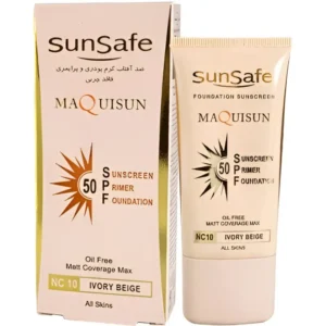 کرم ضد آفتاب سان سیف مکی‌سان SPF50 شماره NC10 رنگ عاجی 40 میل