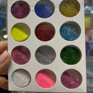 پک دیزاین ناخن ۱۲ عددی رنگی اکلیلی