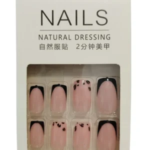 ناخن مصنوعی نوک پهن NAILS کد 14 به همراه چسب دو طرفه