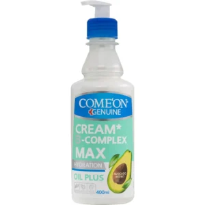 کرم مرطوب‌کننده کامان مدل ب کمپلکس آووکادو حجم ۴۰۰ میلی لیتر مناسب پوست خشک