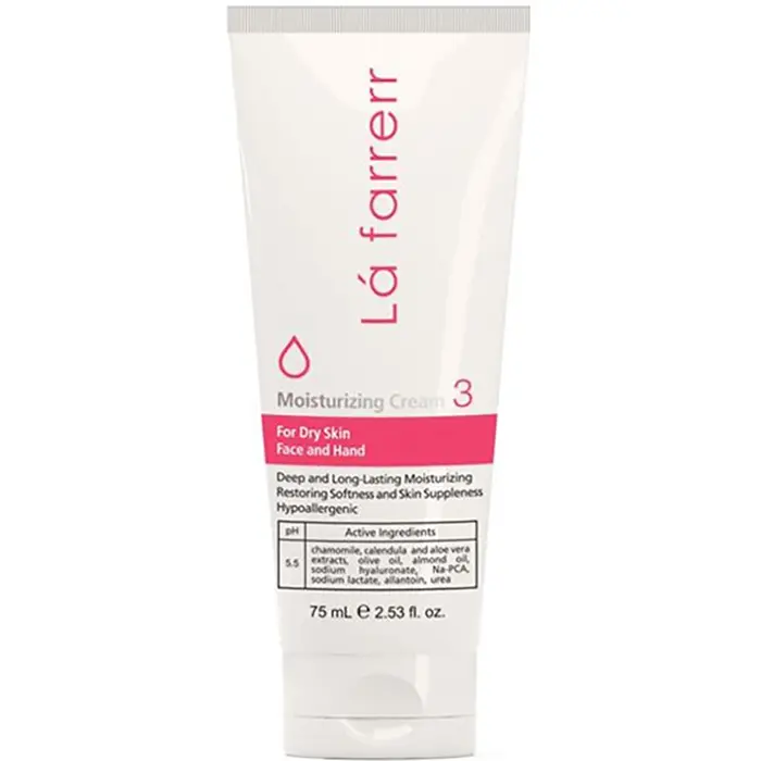 کرم مرطوب کننده و آبرسان لافارر 3 پوست خشک