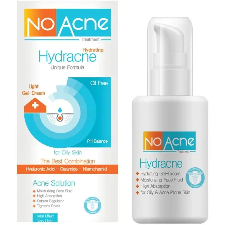 ژل کرم آبرسان نوآکنه هیدراکنه پوست‌ چرب و جوشدار 70 میل