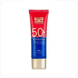 کرم ژل ضد آفتاب ساین اسکین بی رنگ ساین شیلد پوست چرب مخصوص آقایان SPF50
