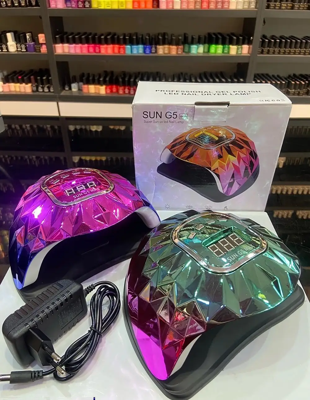 دستگاه لاک خشک کن UV LED سان مدل G5 مکس 168 وات