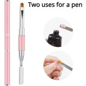 قلم پلی ژل دوطرفه کاشت ناخن