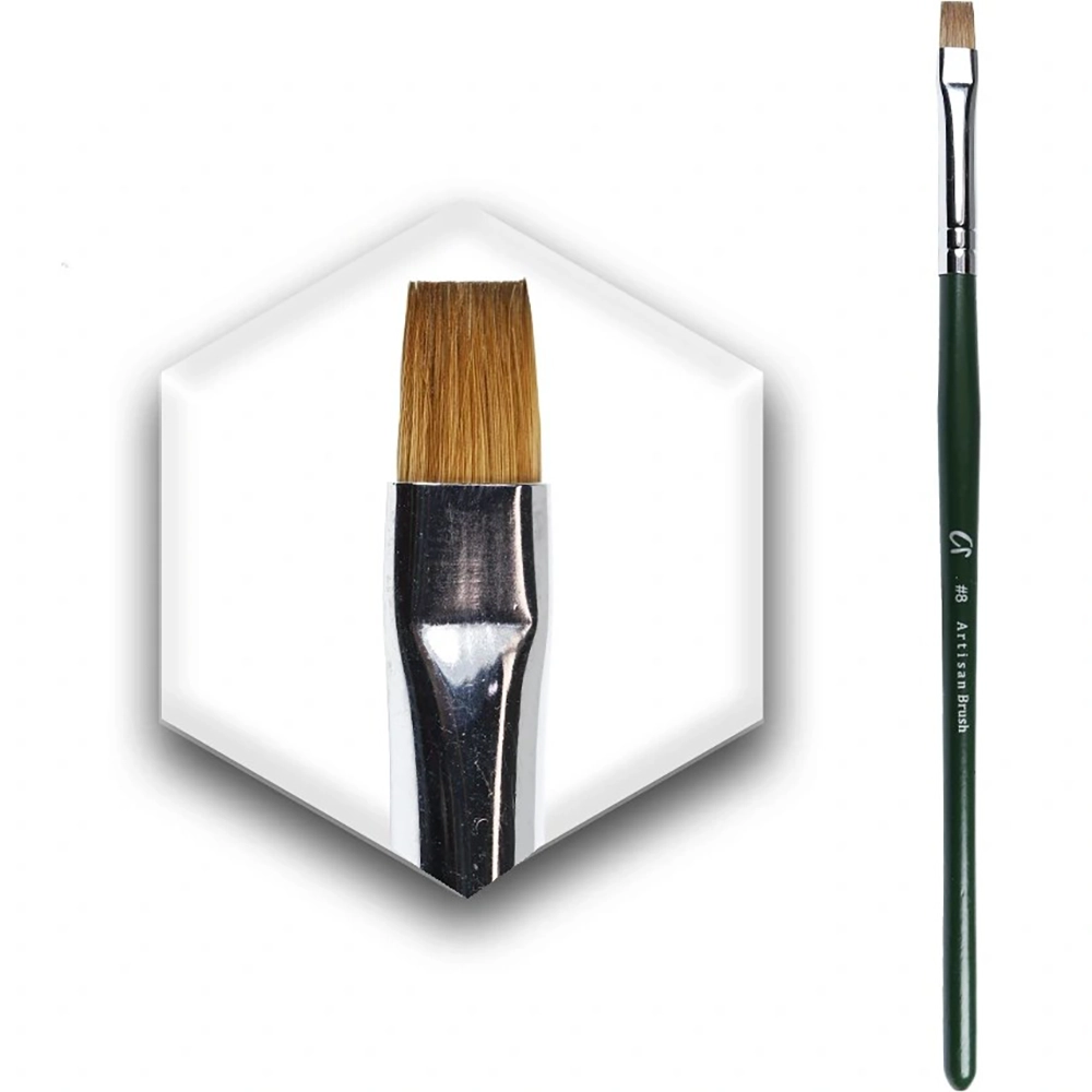 قلم سر تخت کاشت ناخن پودر شماره 8 آرتیسان ARTISAN