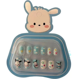 ناخن مصنوعی کودک مدل کرومی و دوستان بسته 12 عددی