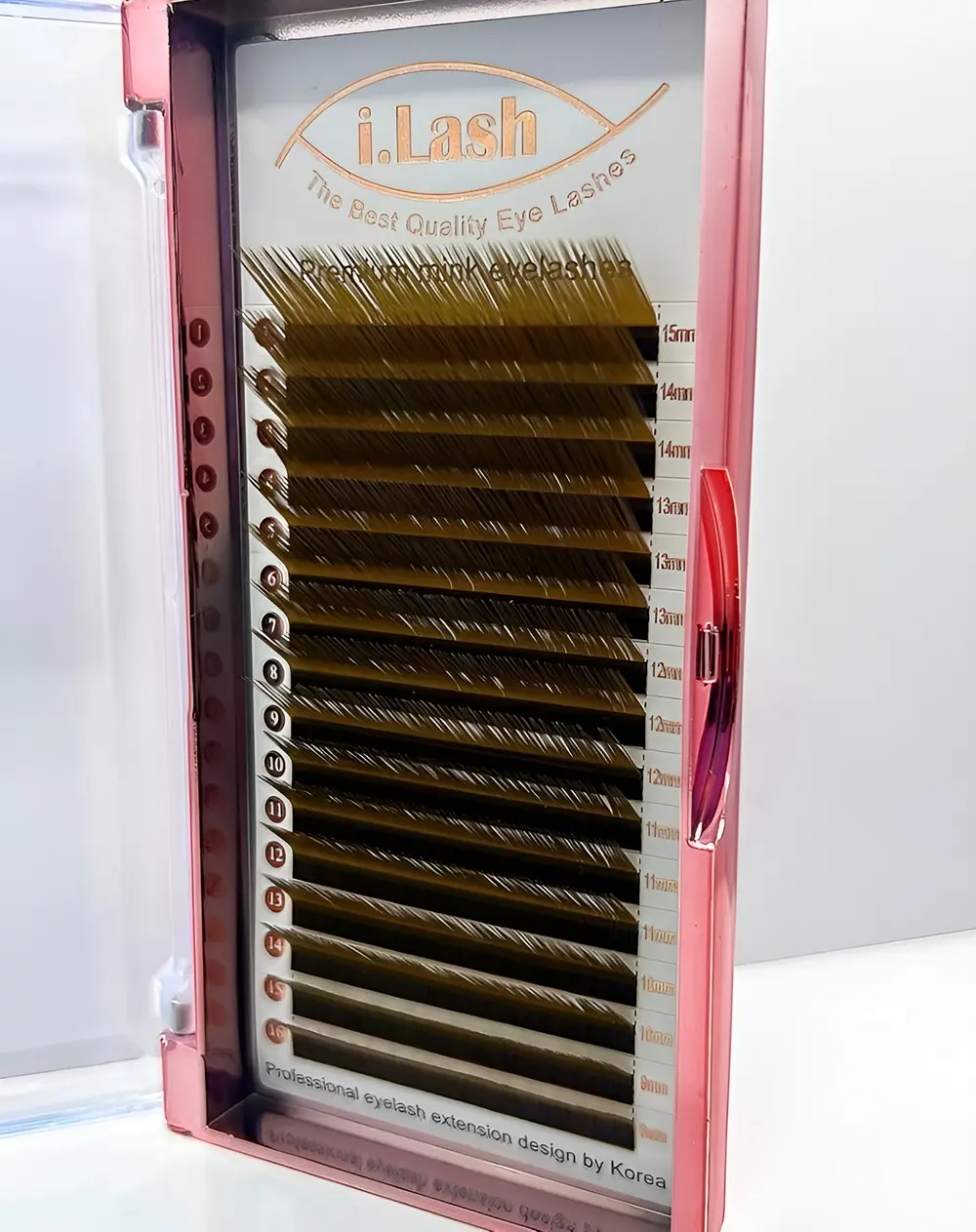 پالت مژه قهوه ای فر L آیلش