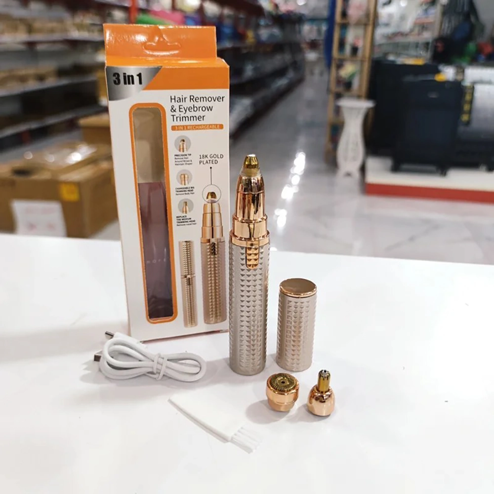 موزن صورت و ابرو و بینی ۳ کاره شارژی مدل ZL806