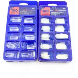 ناخن مصنوعی ایمپرس | شفاف و شیری برای ظاهری طبیعی - بسته ۱۰۰ عددی