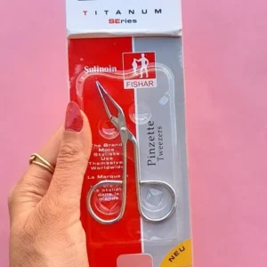 موچین قیچی ابرو شی رز کد EM-35