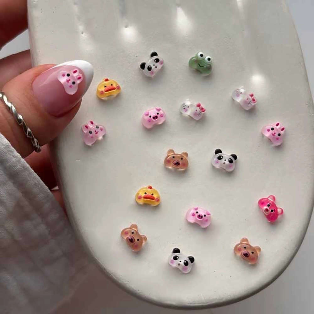 پیکسل ناخن ۱۰ عددی عروسکی و متنوع