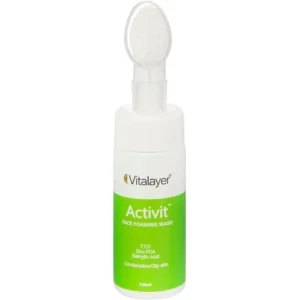 فوم شستشوی صورت ویتالیر اکتیو مناسب پوست چرب حجم 150 میل